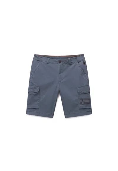 Napapijri Shorts And Bermuda Man  N-horton Np0a4hos G1y1 Stormy Weat In Gray