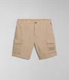 Napapijri Shorts And Bermuda Man  N-horton Np0a4hos N1e Beige Cornstalk In Nude