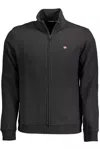Napapijri Black Cotton Men Sweater In Black