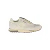 Napapijri Sleek Gray Sneakers With Contrast Lace Detail