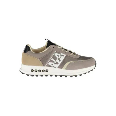 Napapijri Sleek Laced Sports Sneakers With Contrast Accents In Multi
