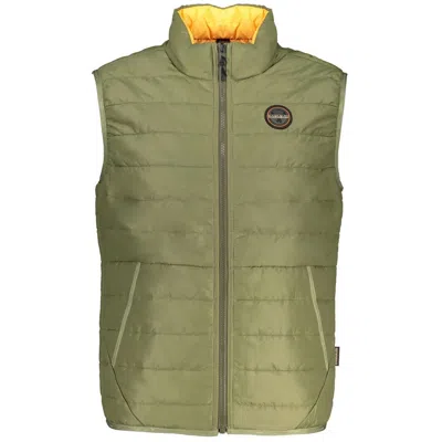 Napapijri Sleeveless Contrast Detail Zip Men's Jacket