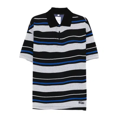 Napapijri Striped Cotton Polo Shirt In Multi