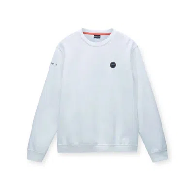 Napapijri Sweatshirt B-badge C In Bianco