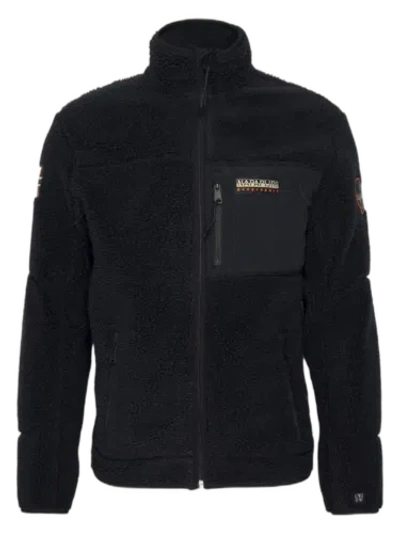 Pre-owned Napapijri Sweatshirt  Hoodie Man Polyester Black