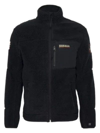 Pre-owned Napapijri Sweatshirt Np0a4gnt Hoodie Man Polyester Black