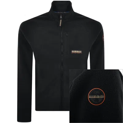Napapijri T Dolent Full Zip Loose Fit Fleece Black