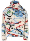 Napapijri Graphic-print Fleece Jacket In Multi