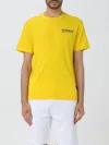 Napapijri Yellow Cotton T-shirt In Yellow