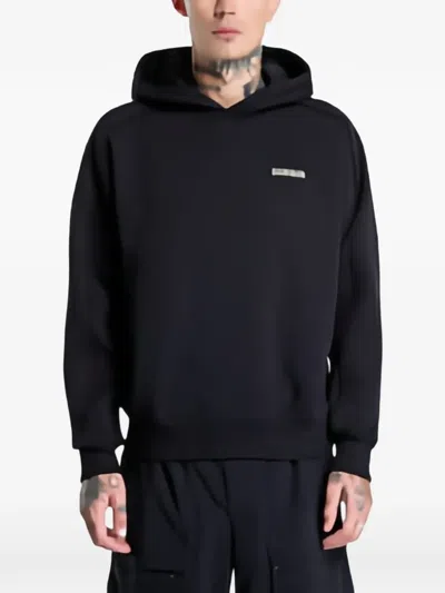 Napapijri Teza Graphic-print Hoodie In Black
