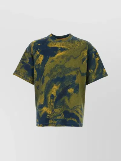 NAPAPIJRI TIE-DYE COTTON T-SHIRT ROUND NECK