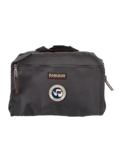 Pre-owned Napapijri Toiletry Bag For Men In Gray