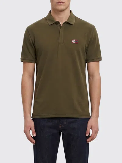 Napapijri T-shirt Men  In Green