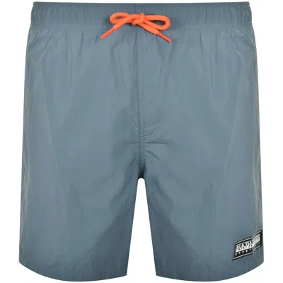 Napapijri V Box Swim Shorts Stormy Weat In Blue