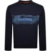 Napapijri Vanni Relaxed Fit Sweatshirt Blue Marine In Blue
