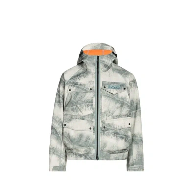 Napapijri Hooded Multi-pocket Jacket In Green