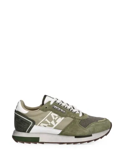 Napapijri Virtus Nys Logo-patch Panelled Sneakers In Multi