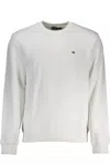 Napapijri White Cotton Men Sweater In White