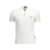 Napapijri Elegant Embroidered White Tee For Men