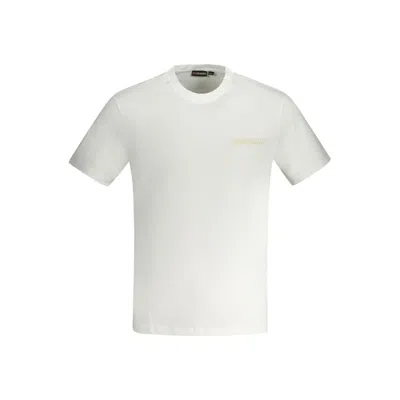 Napapijri White Cotton Men T-shirt