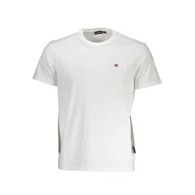 Napapijri White Cotton Men T-shirt