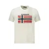 Napapijri White Cotton Men T-shirt In White