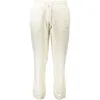 Napapijri White Cotton Pant In White