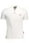 NAPAPIJRI WHITE COTTON POLO SHIRT