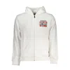 Napapijri White Cotton Sweater In White