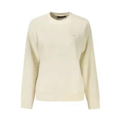 Napapijri White Cotton Sweatshirt In Neutral