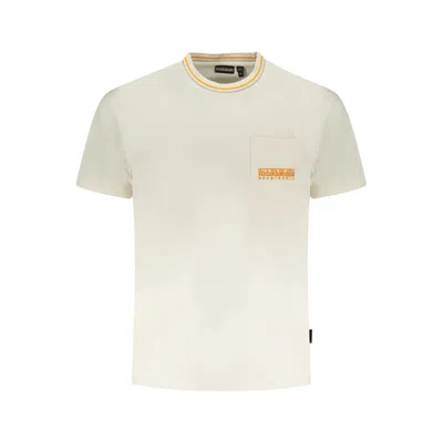 Napapijri White Cotton T-shirt