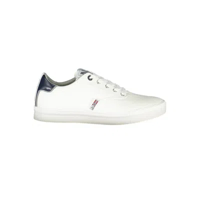 NAPAPIJRI WHITE POLYESTER MEN SNEAKER