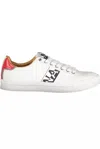 NAPAPIJRI WHITE POLYESTER SNEAKER