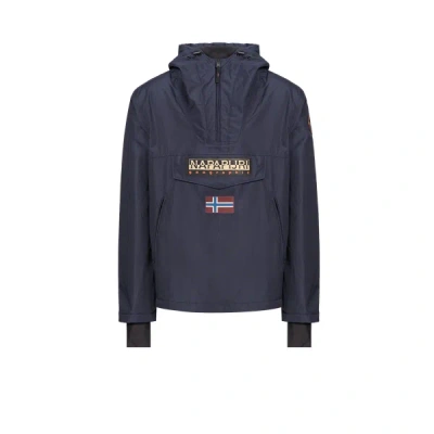 Napapijri Windproof Jacket In Blue