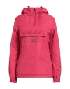 Napapijri Woman Jacket Fuchsia Size Xs Polyester In Pink