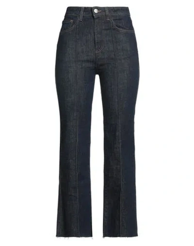 Napapijri Woman Jeans Blue Size 30 Cotton, Elastane