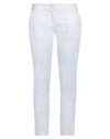 Napapijri Woman Pants White Size 8 Cotton, Elastane In White