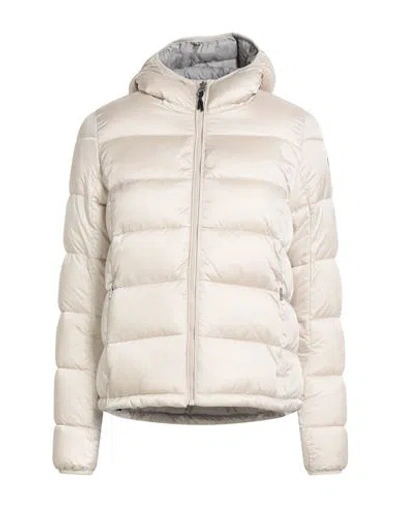Napapijri Woman Puffer Beige Size L Polyamide