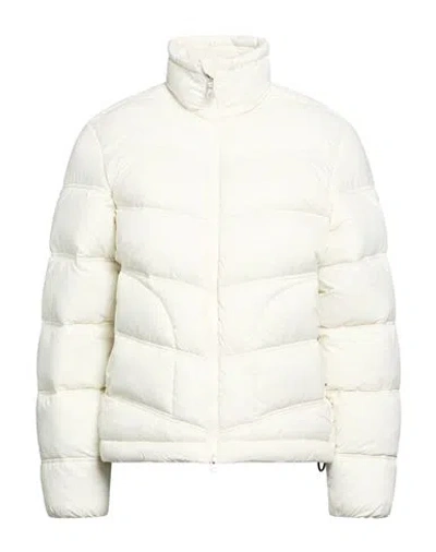 Napapijri Woman Puffer Off White Size Xs Polyamide