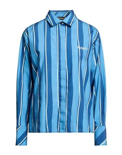 Napapijri Woman Shirt Azure Size Xxs Cotton In Blue