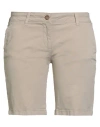 Napapijri Woman Shorts & Bermuda Shorts Beige Size 10 Cotton, Elastane In Brown