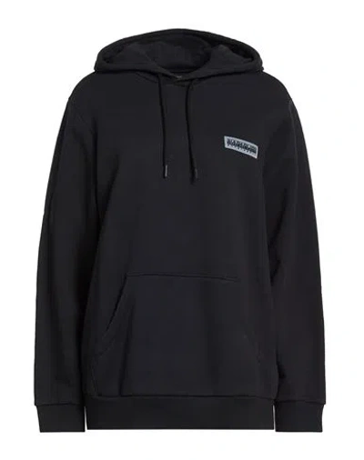 Napapijri Woman Sweatshirt Black Size L Cotton