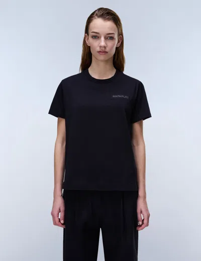 Napapijri Women's Claro Short Sleeve T-shirt In Black
