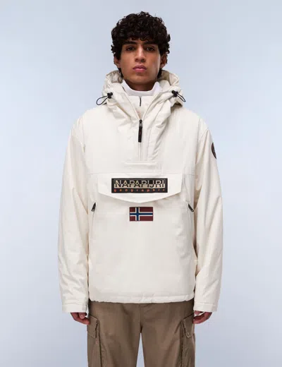 Napapijri Women's Rainforest Next Winter Anorak Jacket In White