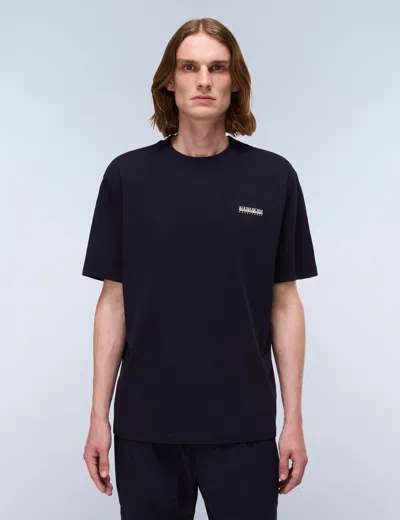 Napapijri Women's Small Box Short Sleeve T-shirt In Gray