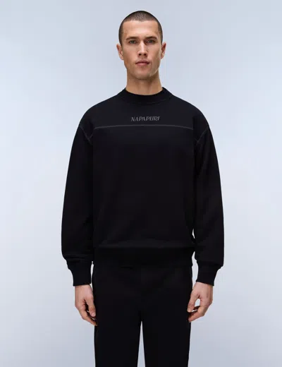 Napapijri Women's Umbra French Terry Sweatshirt In Black