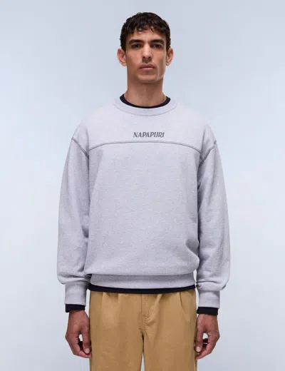Napapijri Women's Umbra French Terry Sweatshirt In Gray