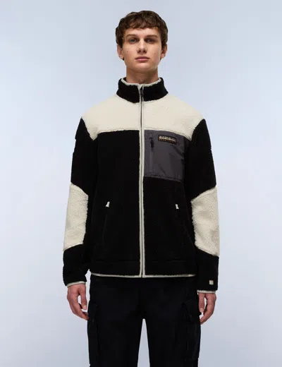 Napapijri Women's Yupik Full-zip Fleece In Black