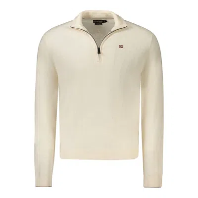 Napapijri White Wool Men Sweater