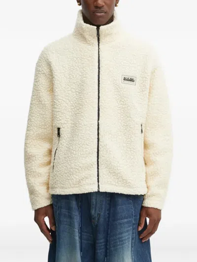 Napapijri X Martine Rose Zip Logto-patch Sweatshirt In Multi